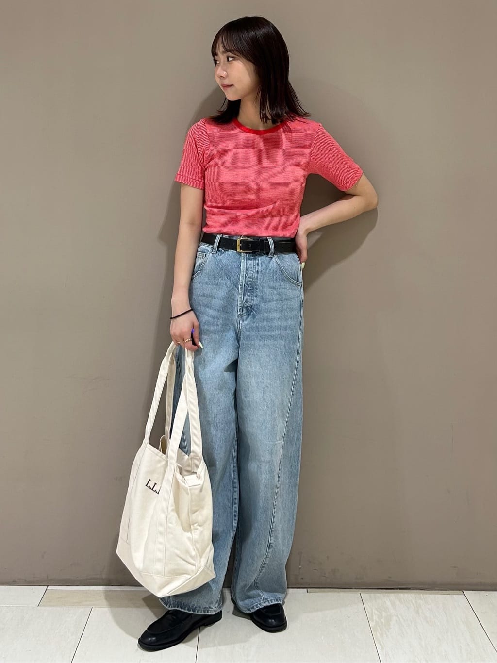FREAK’S STOREの別注 Panel Rib Half Sleeve Tee/ 別注パネルリブ 半袖Tシャツを使ったコーディネートを紹介します。｜Rakuten Fashion(楽天ファッション／旧楽天ブランドアベニュー)7340864