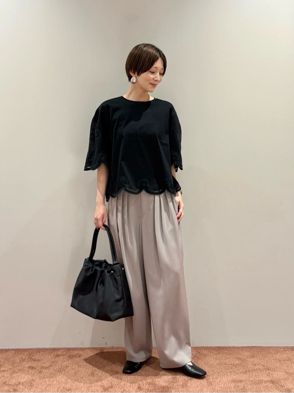 UNITED ARROWS | エンブロイダリー スカラップ Tシャツ | Rakuten