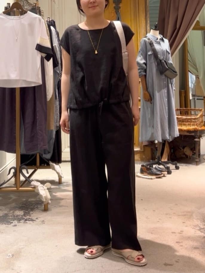 BEARDSLEY | リネンウエストリブパンツ【セットアップ】 | Rakuten