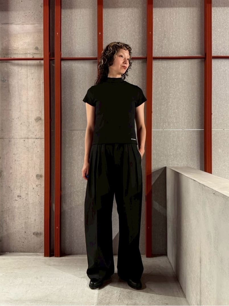 BEAUTY&amp;YOUTH UNITED ARROWS - roku  ハーフジップ  タックパンツ 6(ROKU)＞コットンレーヨン タックパンツ