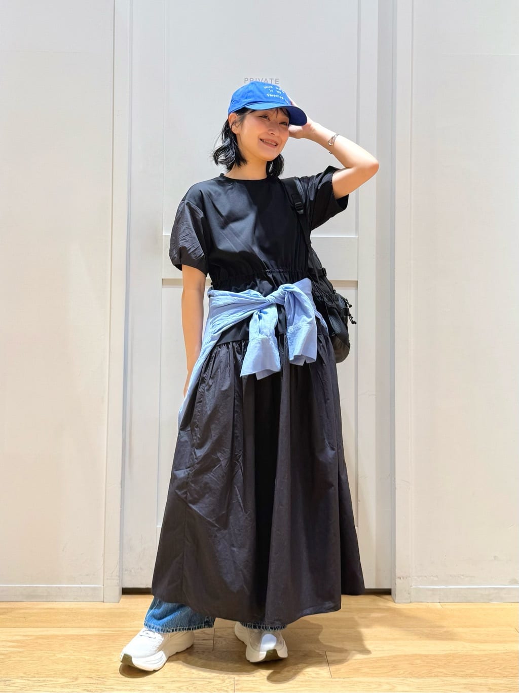 UNITED ARROWS green label relaxing | タフタ ドッキング ワンピース