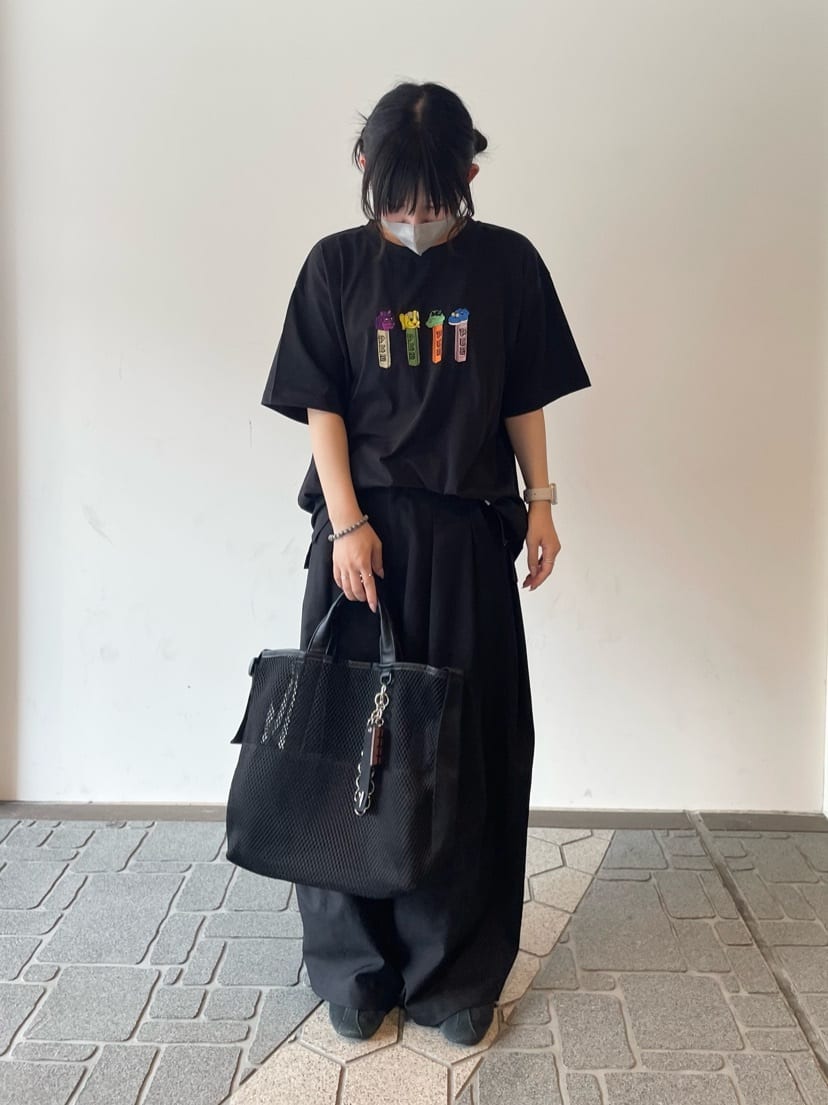 ear PAPILLONNERの【PEZ(ペッツ)×ear】Tシャツ《UVカット/吸水速乾/接触冷感あり》を使ったコーディネートを紹介します。｜Rakuten Fashion(楽天ファッション／旧楽天ブランドアベニュー)7341723