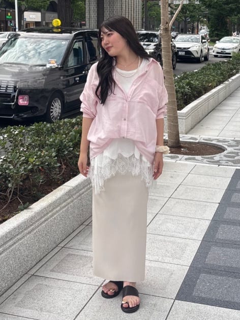 DOUDOU | 【完売カラー再追加!】ヘムレースタンク | Rakuten Fashion