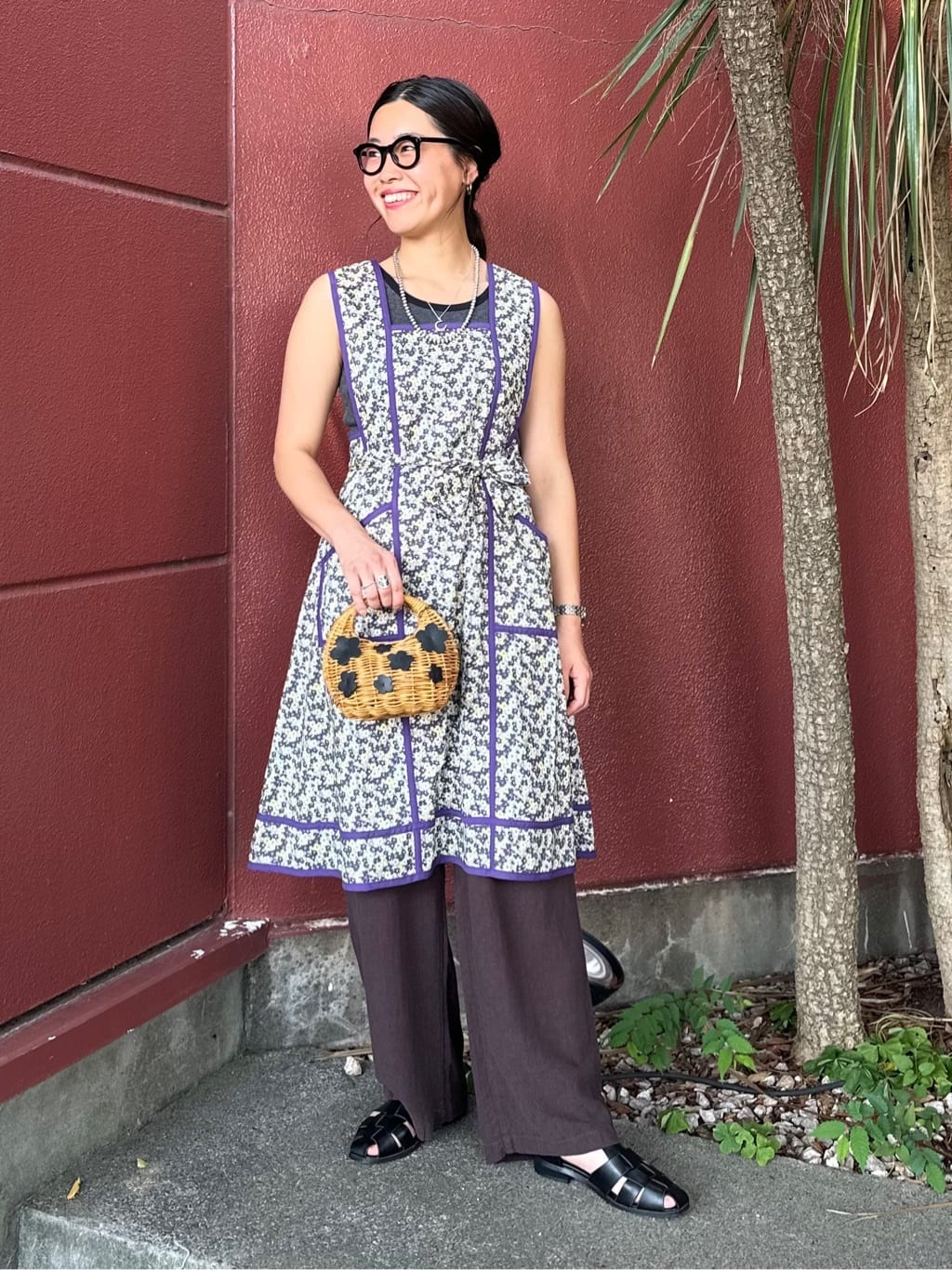 FREAK'S STORE | 小花柄 エプロン風 ワンピース | Rakuten Fashion