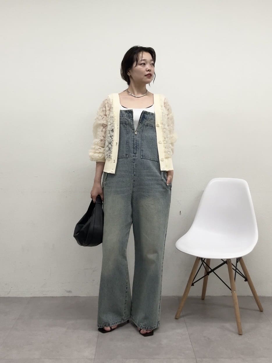 GALLARDAGALANTEの【2サイズ展開】センタージップデニムサロペットを