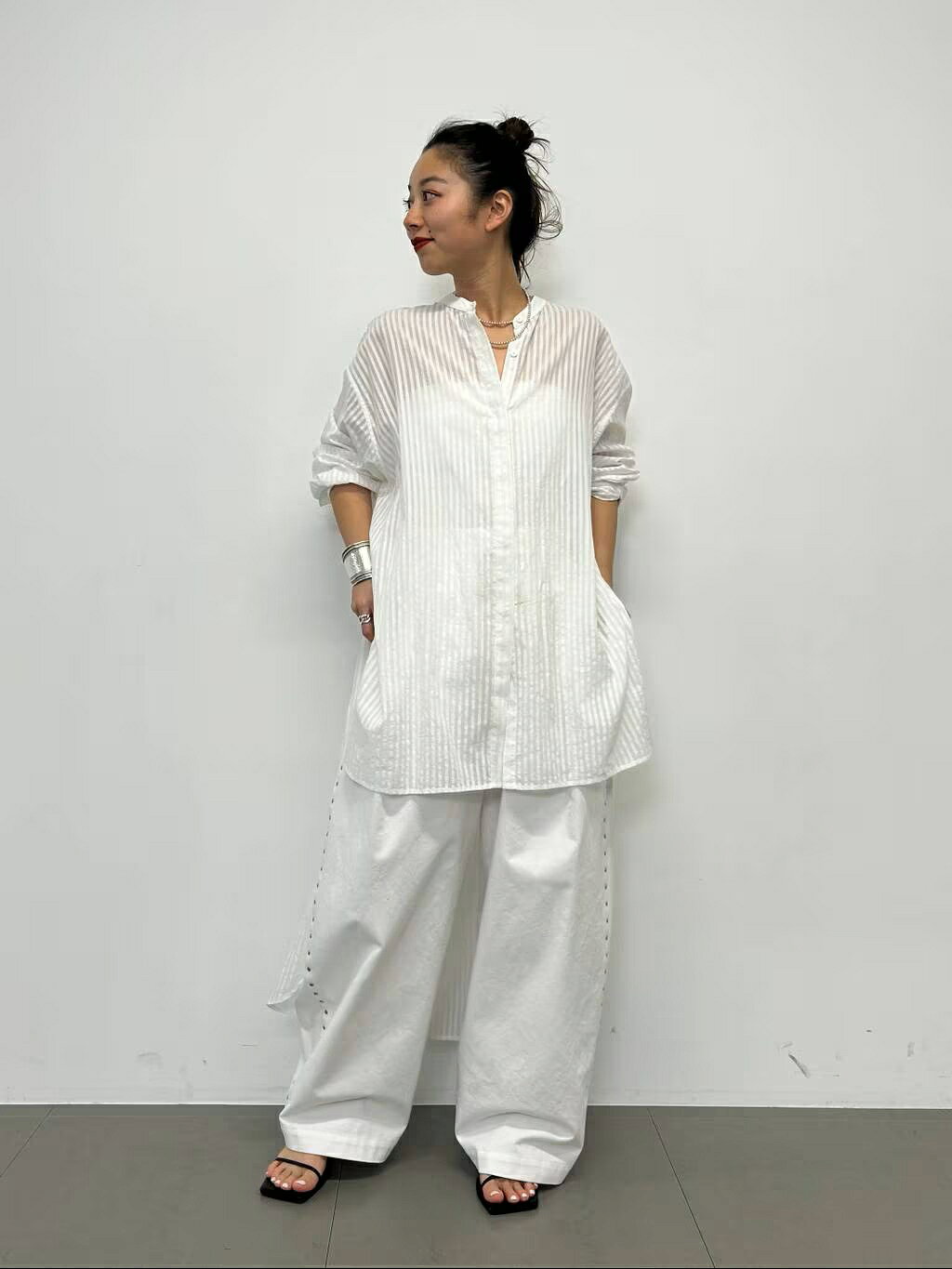 Curensology | コットンワッシャースタッズパンツ | Rakuten Fashion
