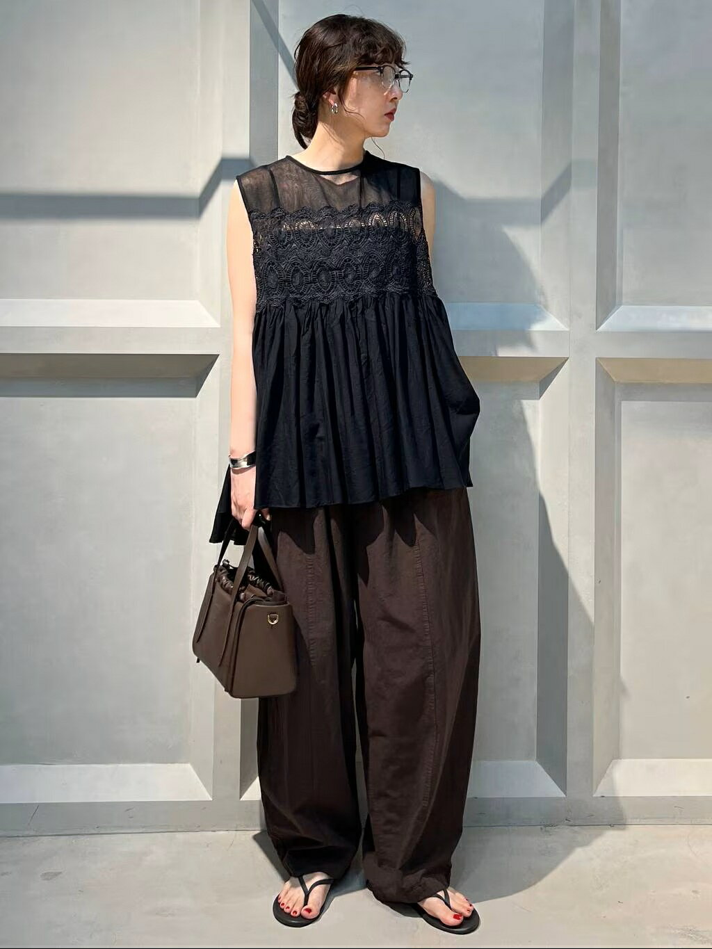 Curensology | コットンリネンドロストパンツ | Rakuten Fashion(楽天