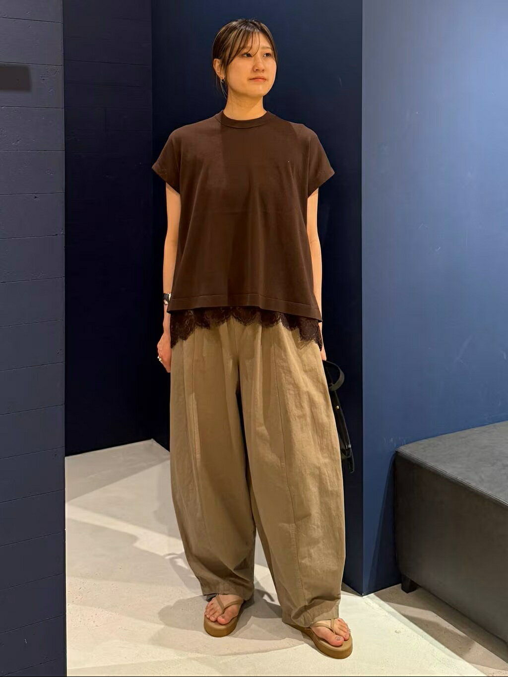 Curensology | コットンリネンドロストパンツ | Rakuten Fashion(楽天