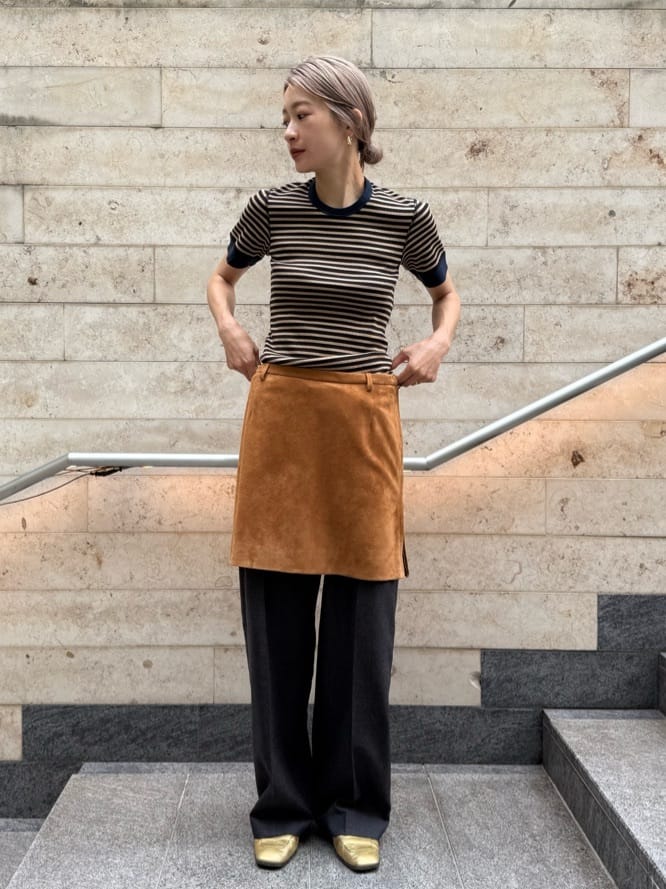 ＜6(ROKU)＞スエード ミニスカート BEAUTY&YOUTH UNITED ARROWS | <6(ROKU)>スエード ミニスカート