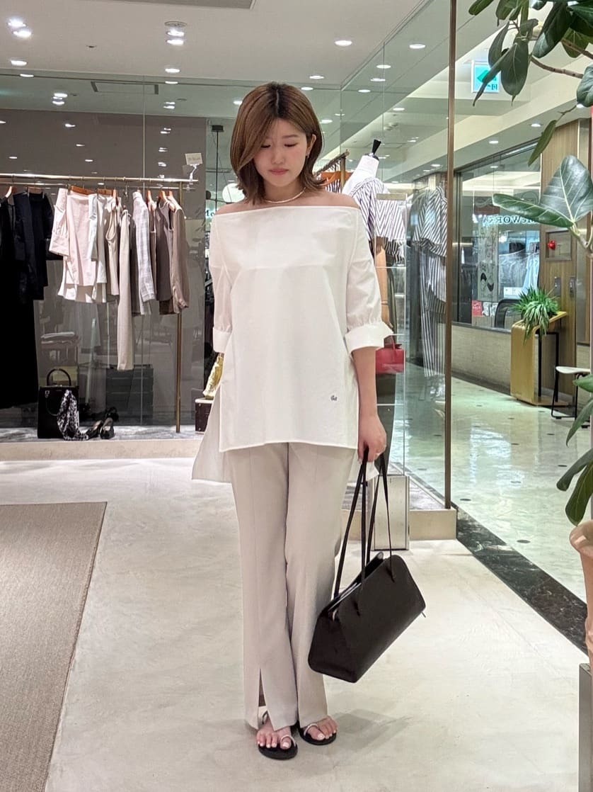 Whim Gazette | UVフロントスリットパンツ | Rakuten Fashion(楽天
