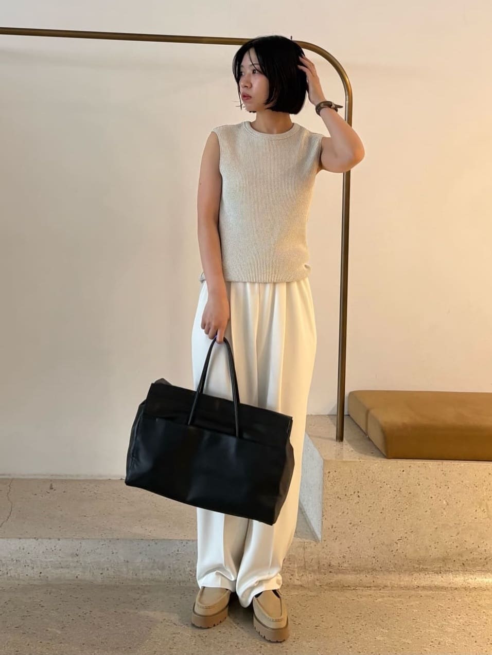 Whim Gazette | 【Hoaw.】Tストラップローファー | Rakuten Fashion
