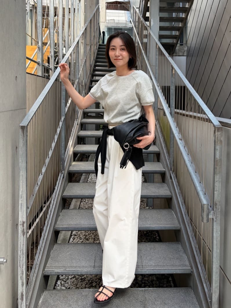 CAPRICIEUX LE'MAGE | ラウンド切替クロップT | Rakuten Fashion(楽天