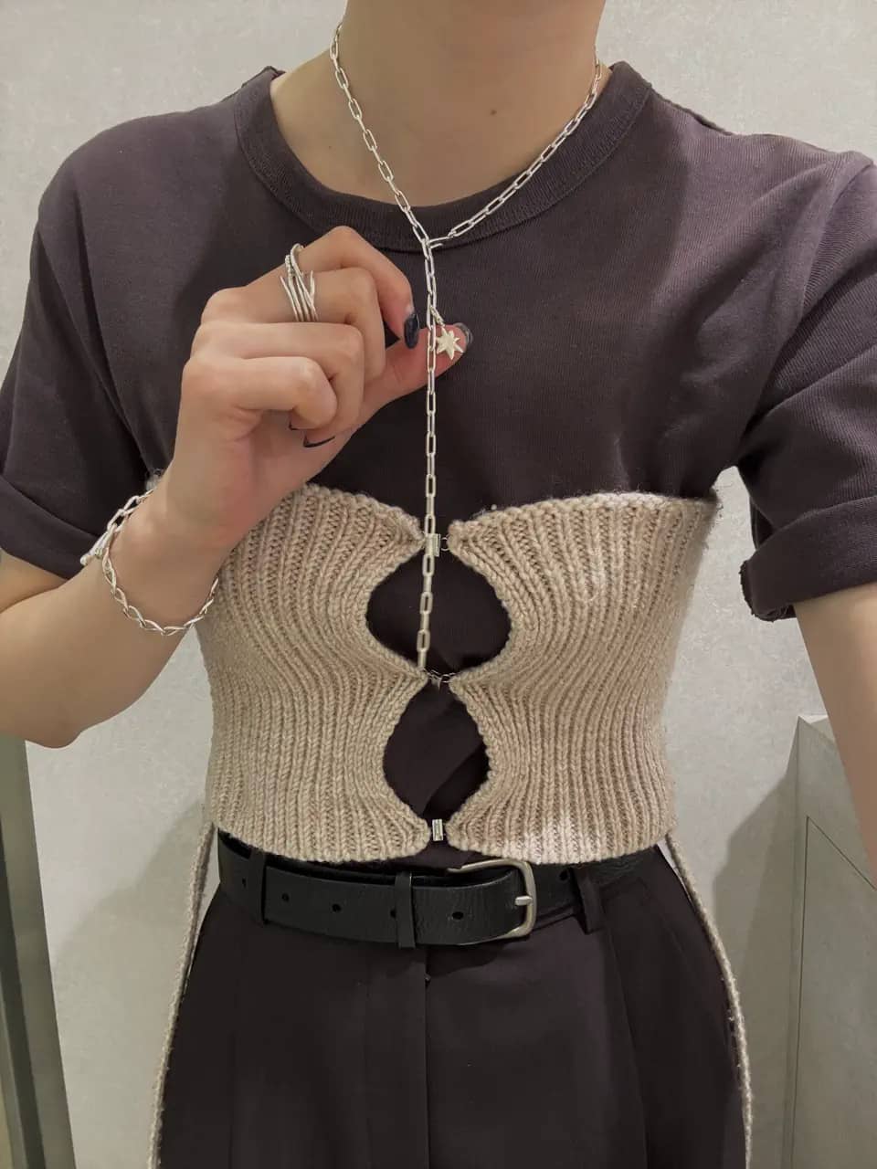 TEN. | グリッドネックレス SV | Rakuten Fashion(楽天ファッション