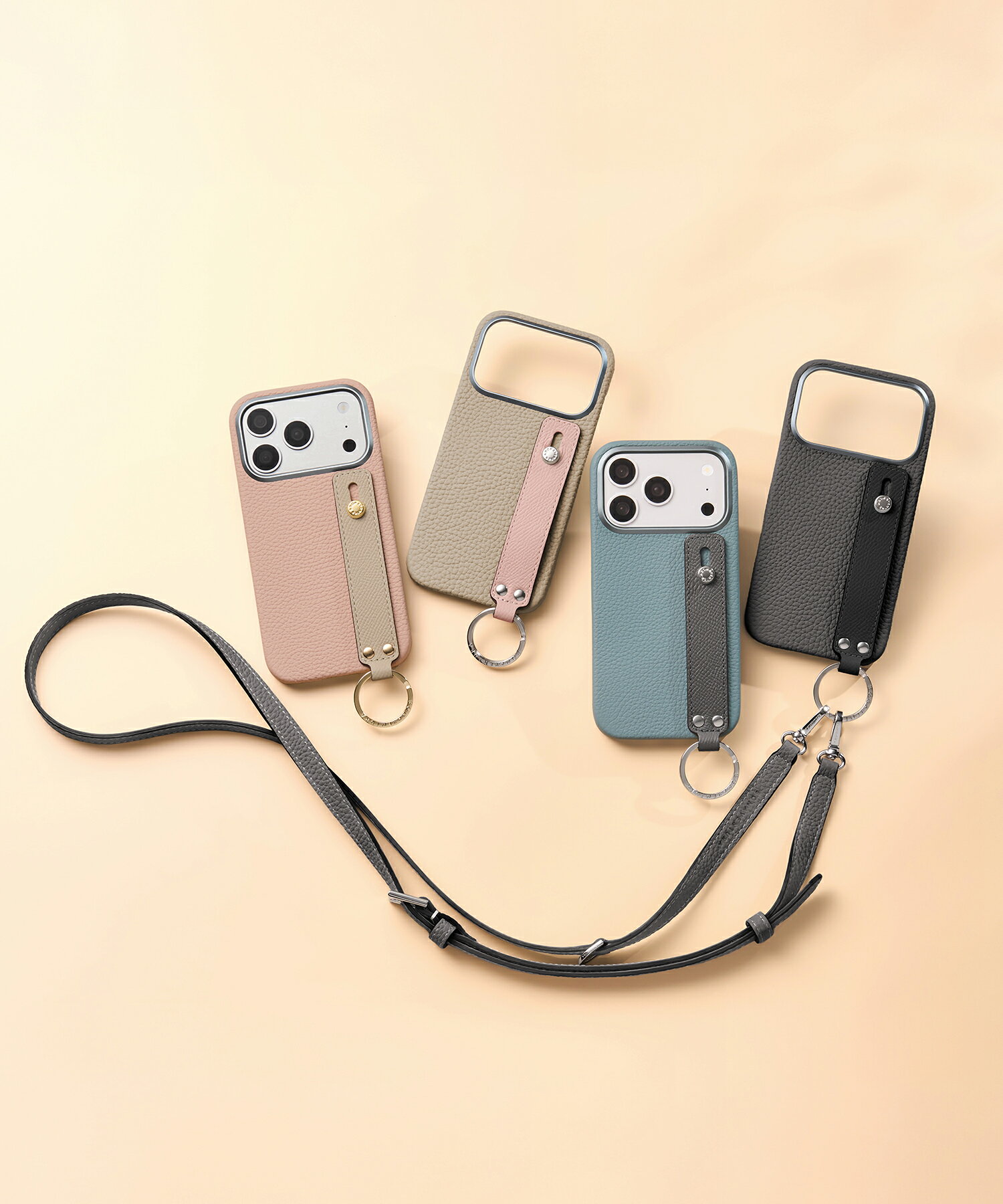 BONAVENTURA | (iPhone 17 Pro)ハンドル付き バックカバーケース