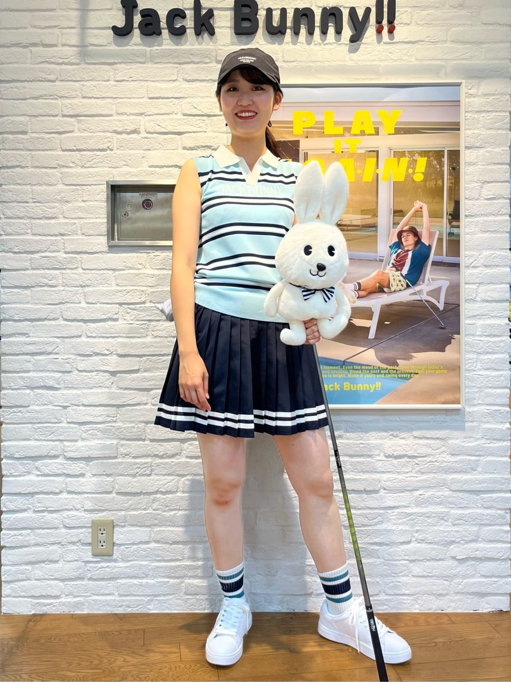 Jack Bunny!! | クールタッチニットノースリーブポロシャツ | Rakuten