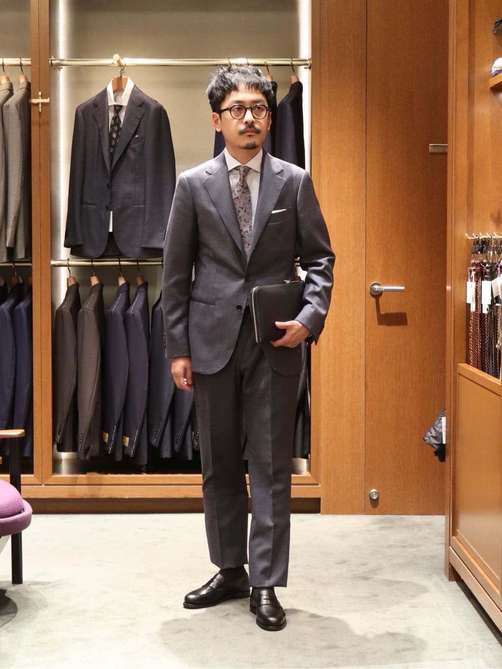 美品】UNITED ARROWS 48 スーツ ブラック系 【公式通販】
