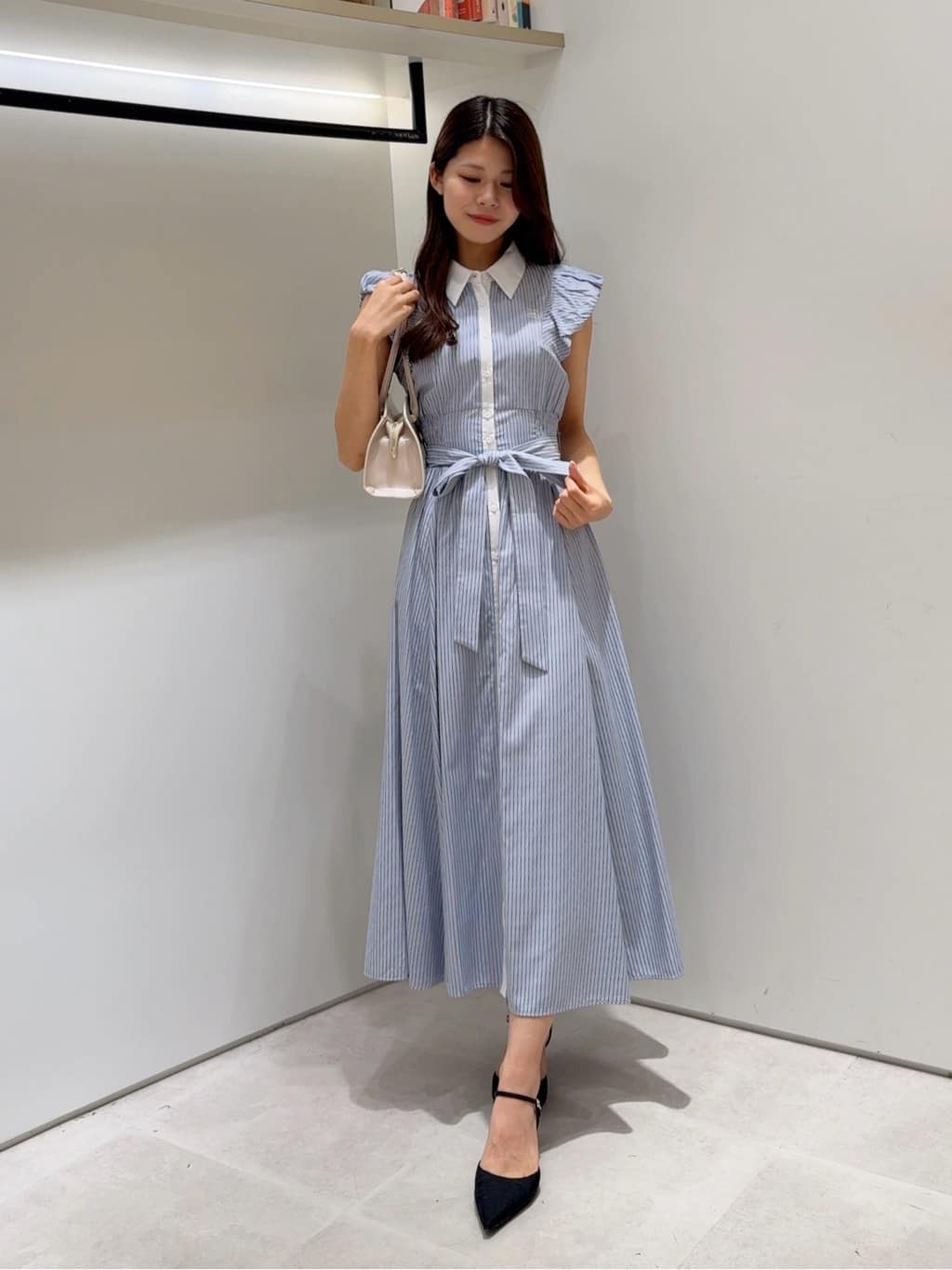 JILL by JILL STUART | 袖バルーンシャツワンピース | Rakuten Fashion