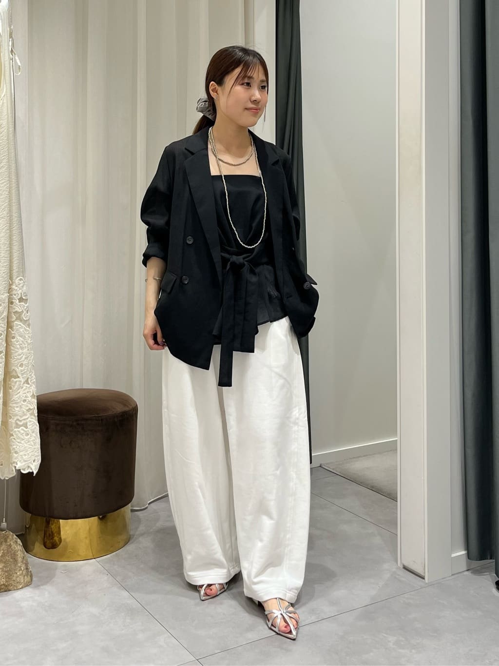 DOUDOU | シアーアシメタックビスチェ | Rakuten Fashion(楽天