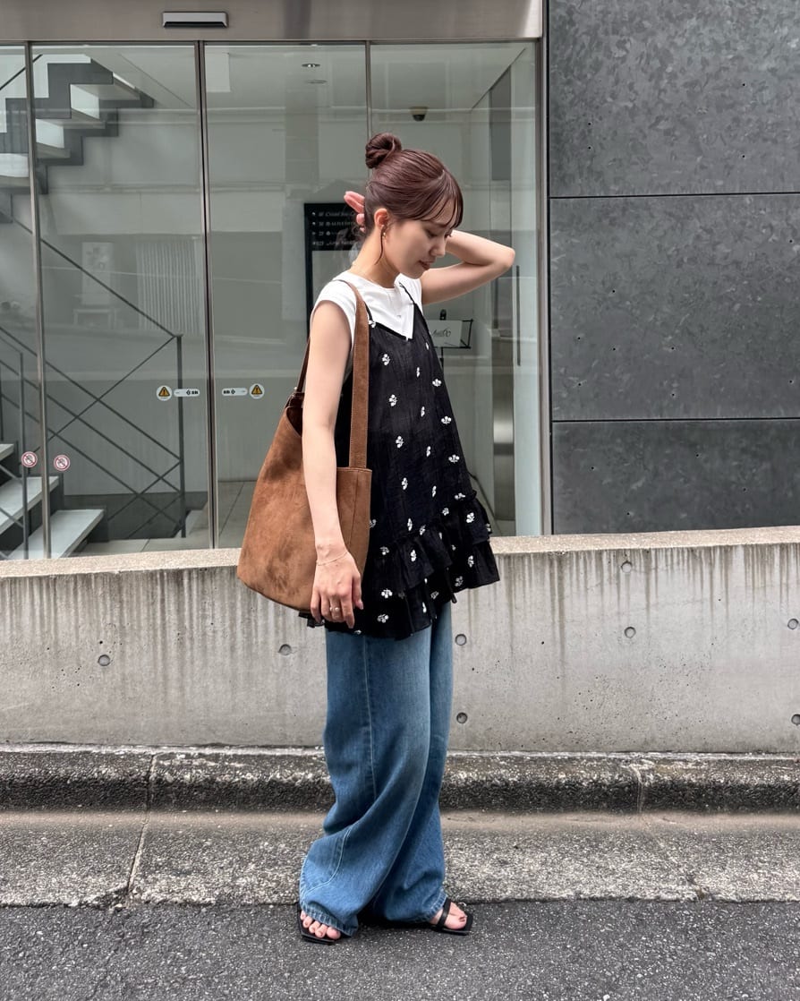 Discoat | 花柄刺繍キャミチュニック | Rakuten Fashion(楽天