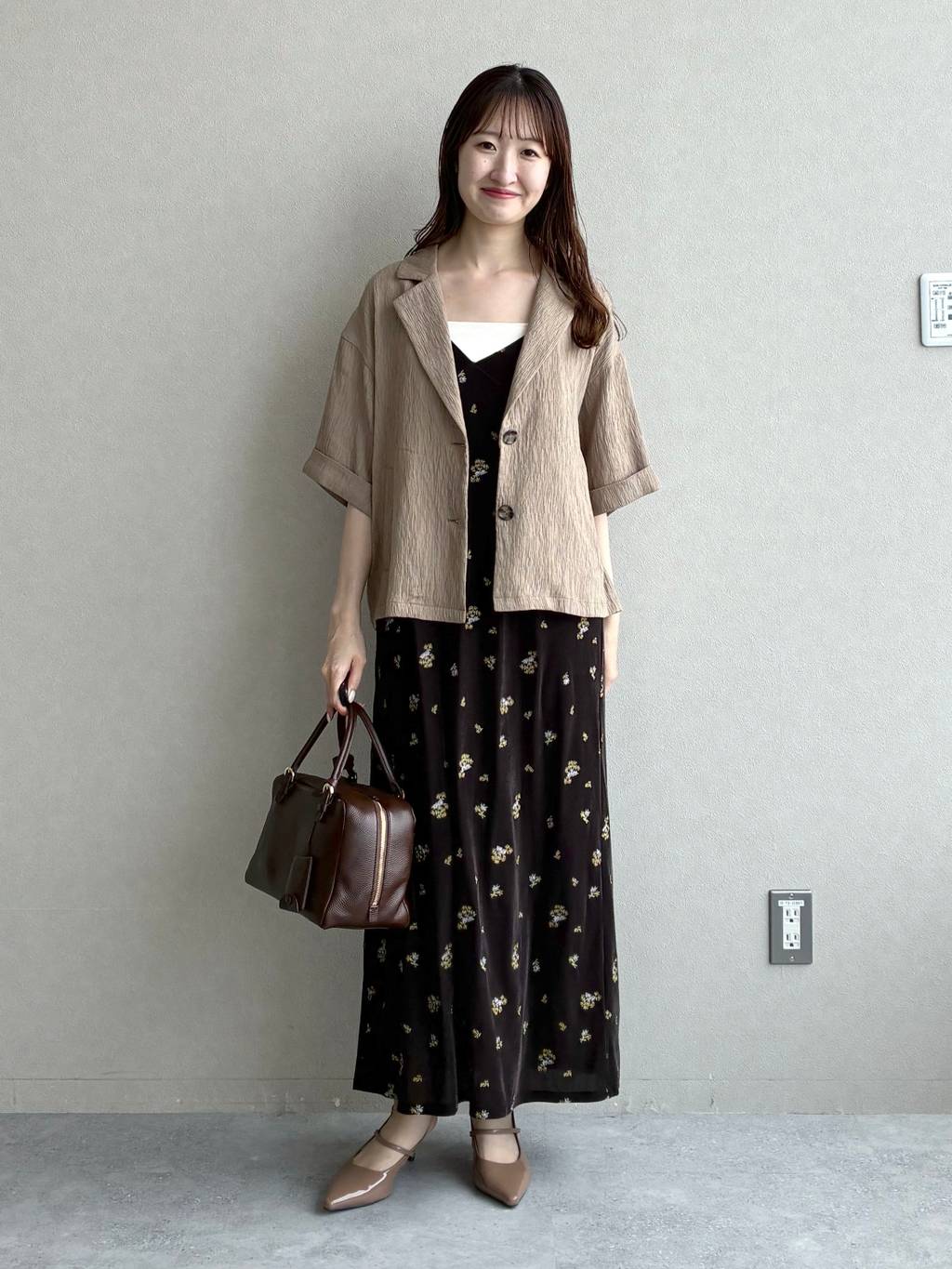 mysty womanの楊柳ジャケット半袖を使ったコーディネートを紹介します。｜Rakuten Fashion(楽天ファッション／旧楽天ブランドアベニュー)7351746