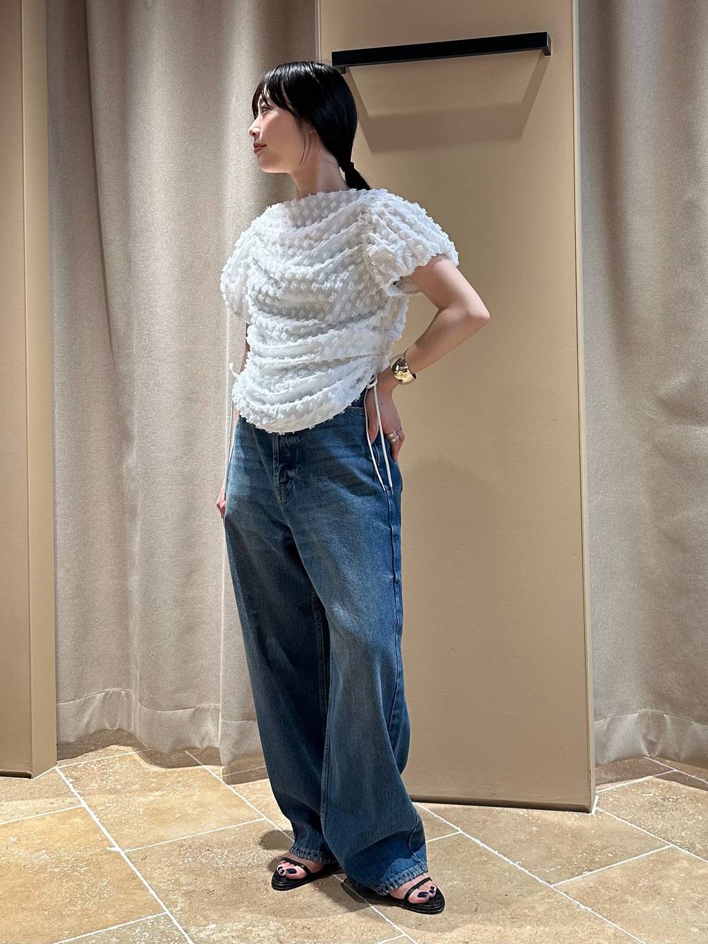 Curensology | <&RC>ワイドルーズデニムパンツ | Rakuten Fashion(楽天