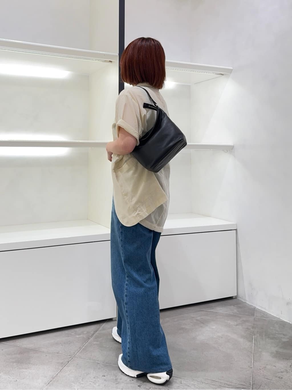 russet | 《本革/360g》ソフトレザーシンプルショルダーバッグ
