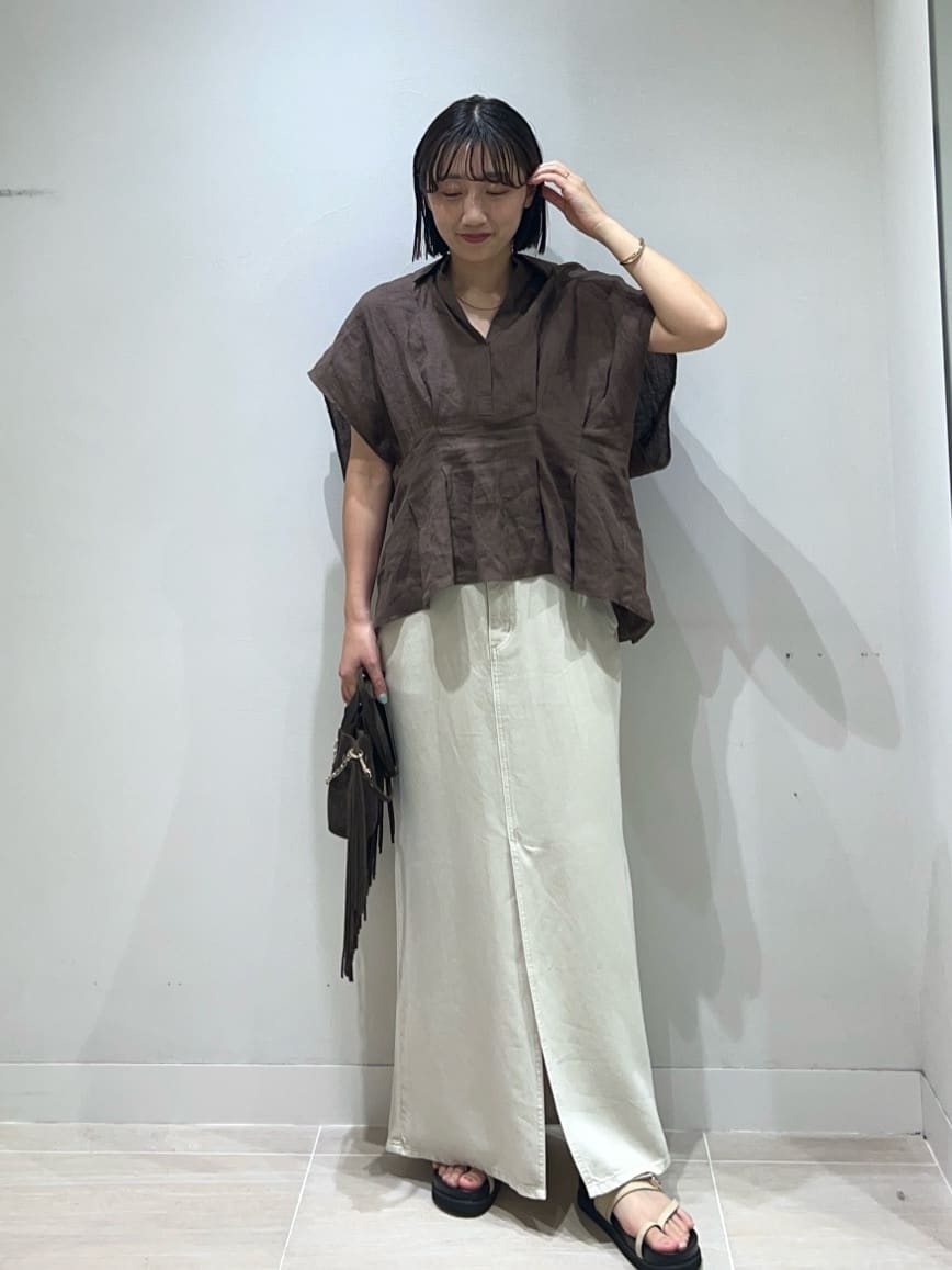 GALLARDAGALANTE | ハーフスリーブウエストシェイプシャツ | Rakuten
