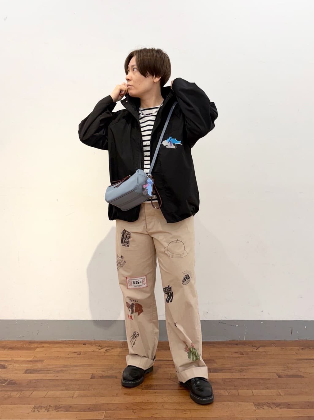 ear PAPILLONNERの【Takuro Matsui×ear】コラボウインドブレーカーを使ったコーディネートを紹介します。｜Rakuten Fashion(楽天ファッション／旧楽天ブランドアベニュー)7352932