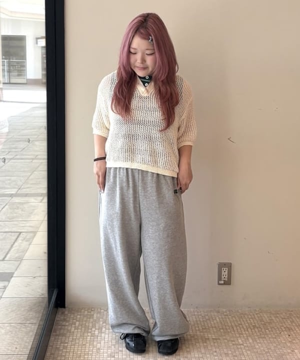 BEAMS HEART | 【7/16新規値下げ】メッシュ ニット ポロシャツ 26SS