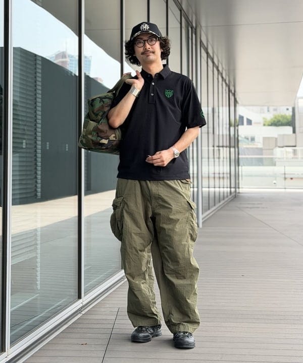 BEAMS カーゴパンツ オリーブ BEAMS MEN | 【ビームスの百名品】BEAMS｜ビッグ 6ポケット カーゴ