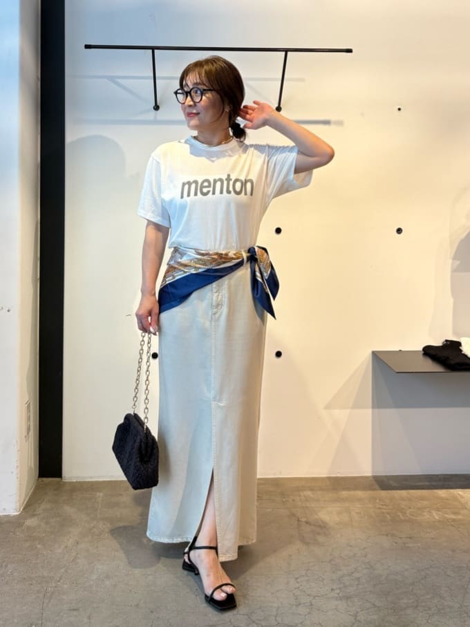 GALLARDAGALANTEの【セットアップ対応】リヨセルスリットスカートを使ったコーディネートを紹介します。｜Rakuten Fashion(楽天ファッション／旧楽天ブランドアベニュー)7355635