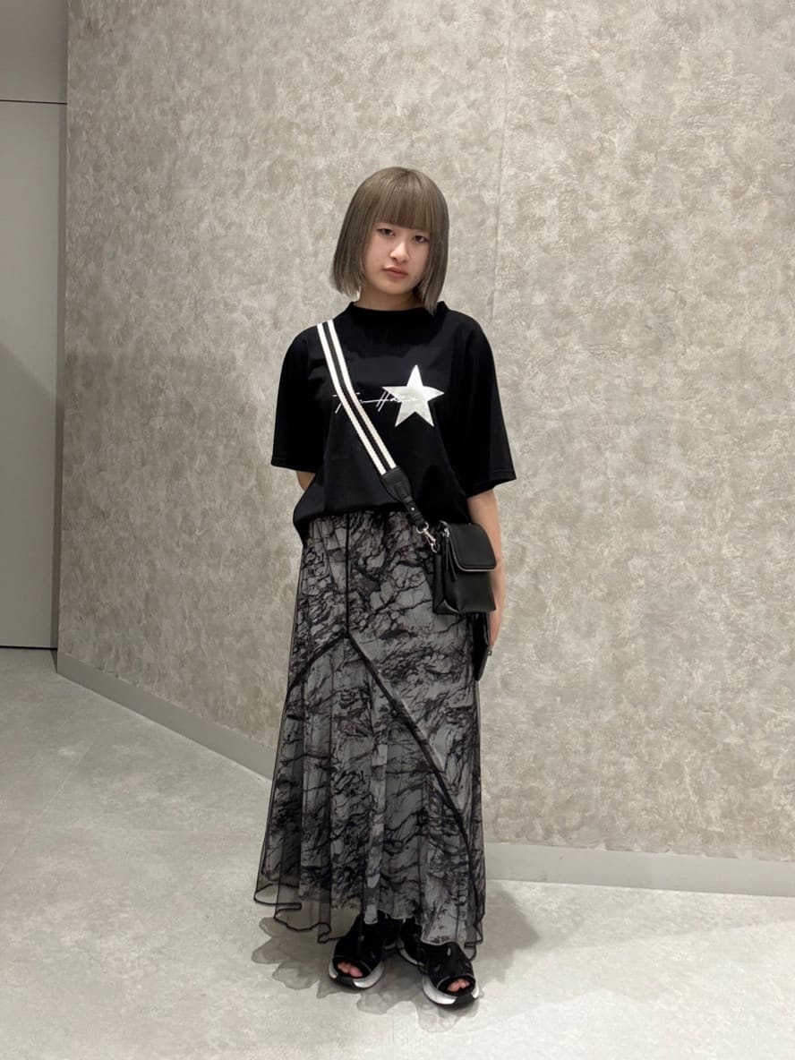 LASUD⭐︎新品未着用 箔プリントロゴTシャツ LASUD | マットシルバー箔ロゴ星TEE | Rakuten Fashion(楽天