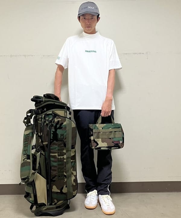 BEAMS GOLF | 【別注】BRIEFING / WOODLAND CAMOUFLAGE カートバッグ