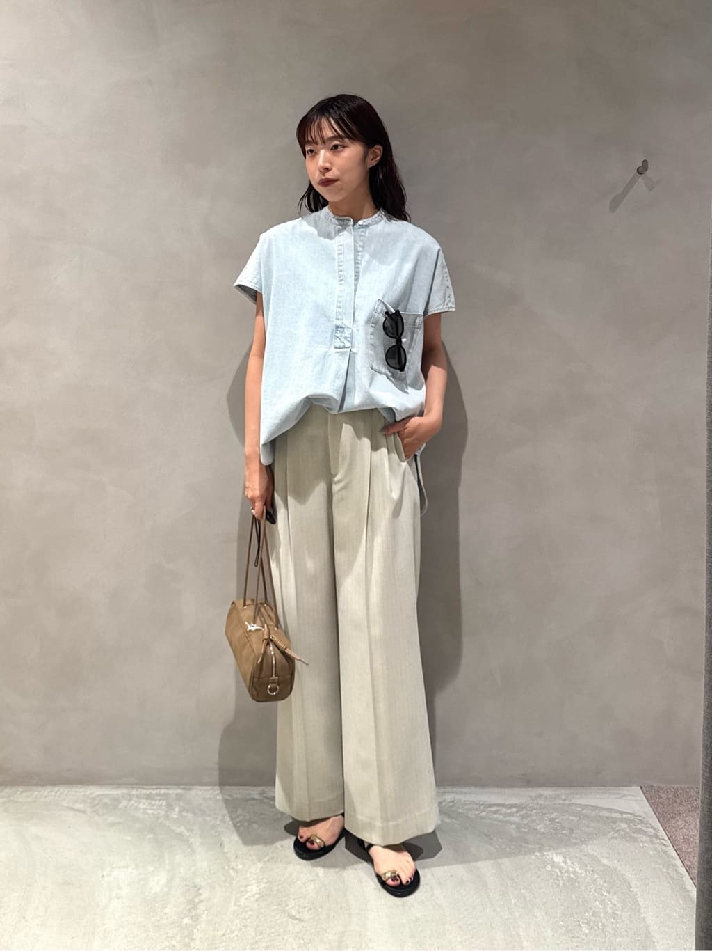 UNITED ARROWS | <conte>デニム スキッパーシャツ | Rakuten Fashion