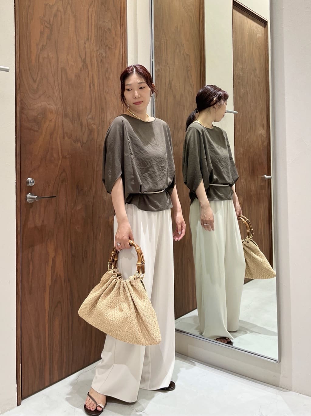 GALLARDAGALANTE | 【Caterina Bertini×2.718】バンブーハンドルバッグ