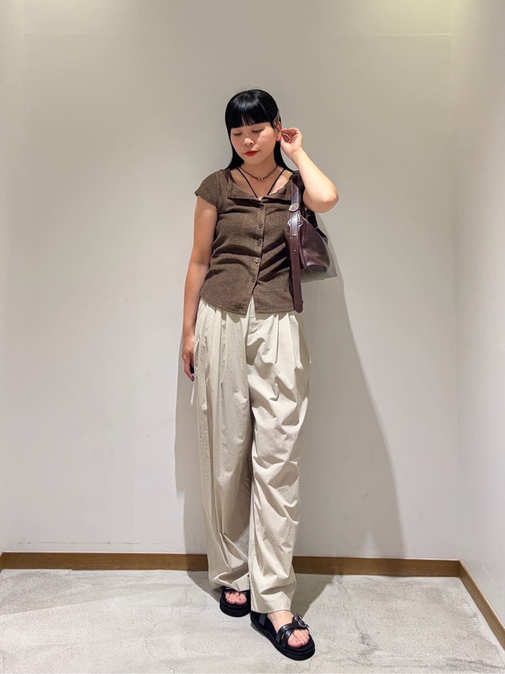 BEAUTY&YOUTH UNITED ARROWS | ナイロンコットン ワイドタックパンツ
