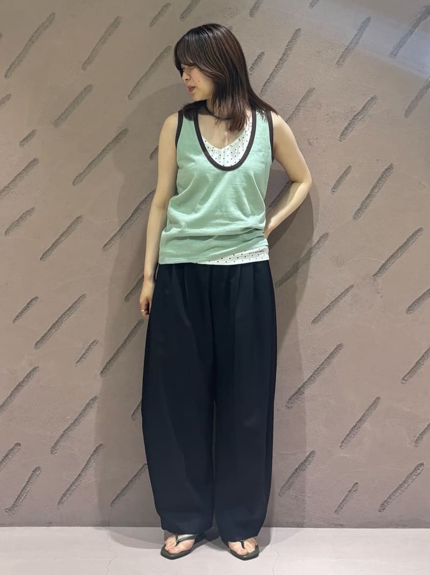 BEAUTY&YOUTH UNITED ARROWS | <6(ROKU)>コットン リンガー タンク