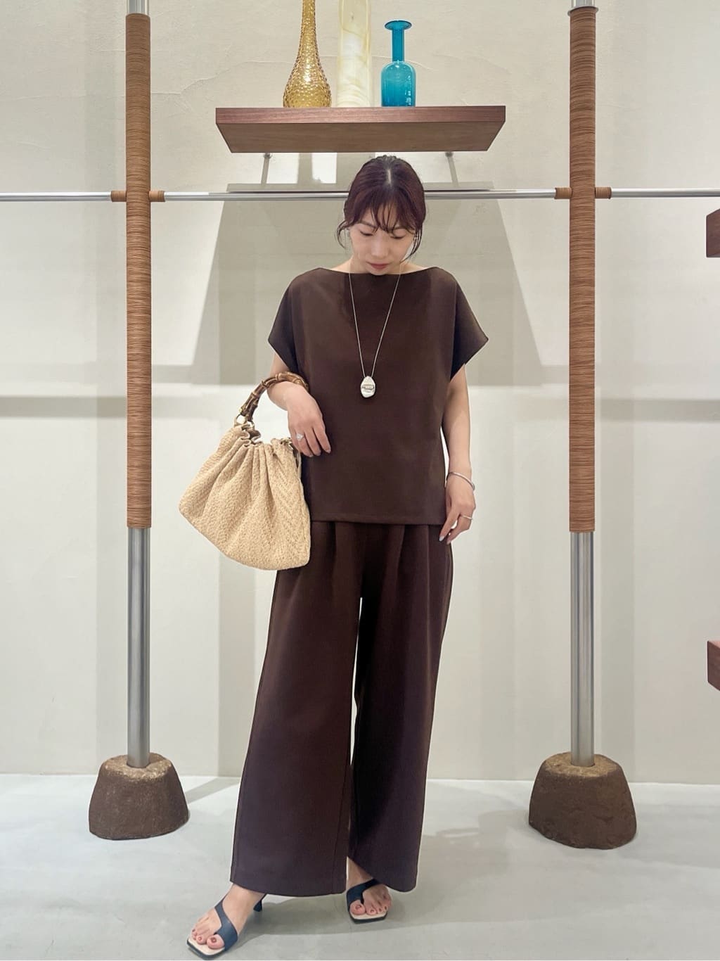 GALLARDAGALANTE | 【Caterina Bertini×2.718】バンブーハンドルバッグ