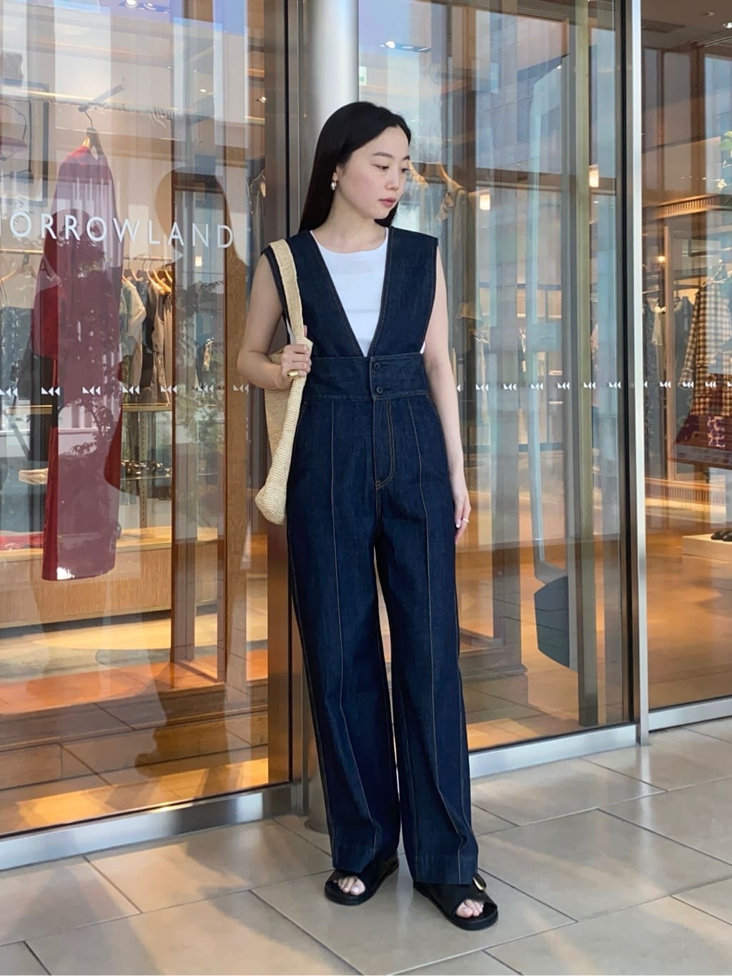 TOMORROWLAND | コットンデニム 2-wayコンビネゾン | Rakuten Fashion