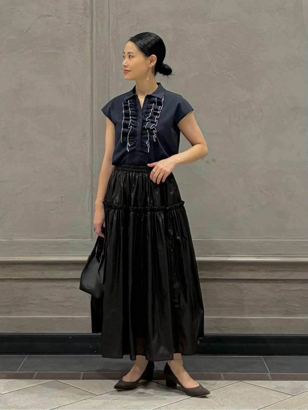 UNITED ARROWS | ポインテッドトゥ チャンキーパンプス | Rakuten
