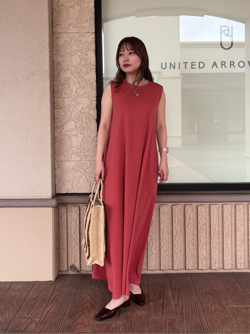 UNITED ARROWS LTD. OUTLET | USAコットン フレア ノースリーブ