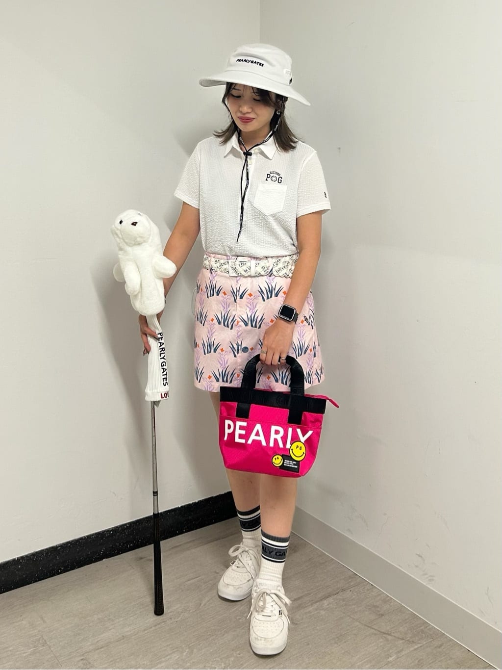 PEARLY GATES | クールマックスつば広ハット (UNISEX) | Rakuten