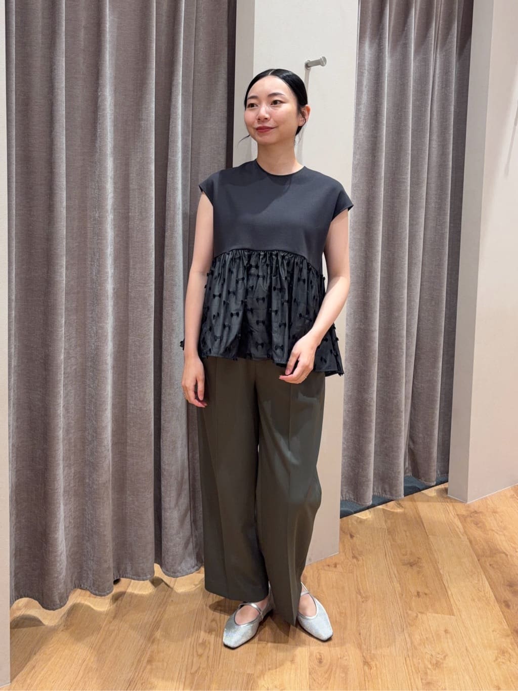 UNITED ARROWS LTD. OUTLET | リボン カットジャガード コンビ
