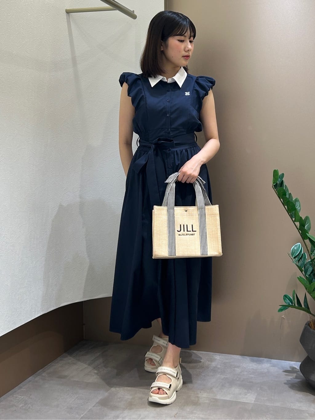 JILL by JILL STUART | 袖バルーンシャツワンピース | Rakuten Fashion