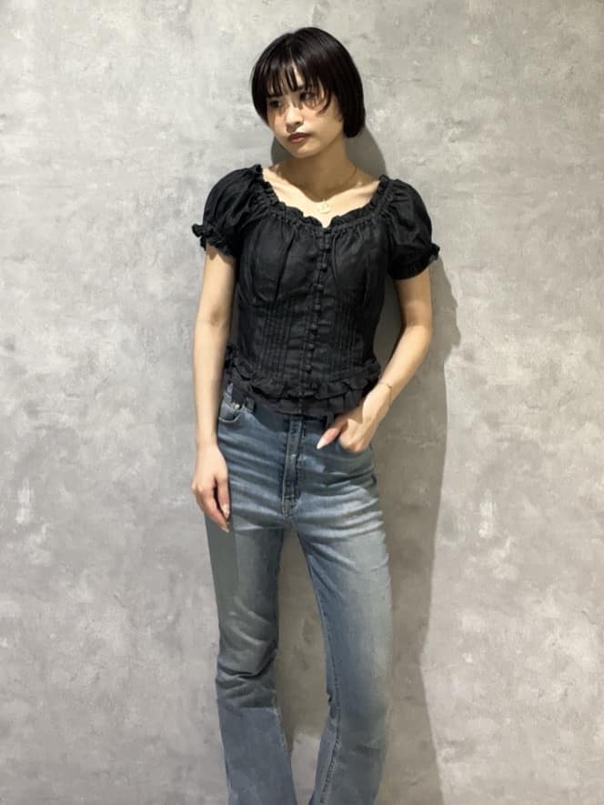 SLY | PUFF SLEEVES WOVEN トップス | Rakuten Fashion(楽天