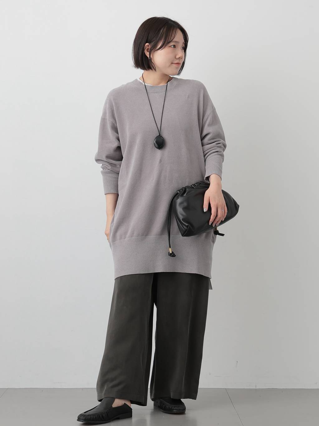 カレンソロジー 今季 ニットベロアチュニック　ブラック　未使用 Curensology | ニットベロアチュニック | Rakuten Fashion(楽天