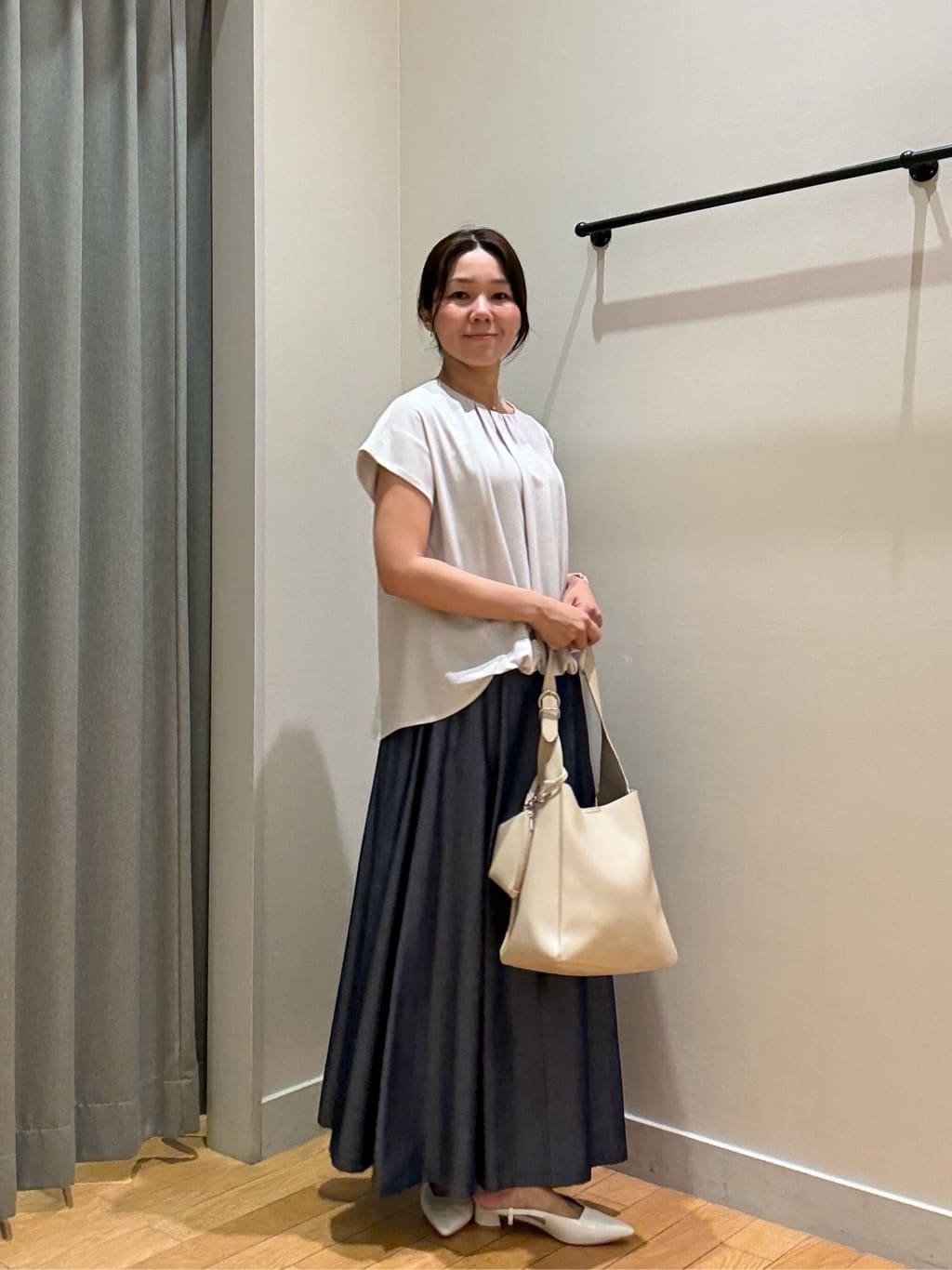 UNITED ARROWS LTD. OUTLET | リネンライク ギャザー フレンチスリーブ