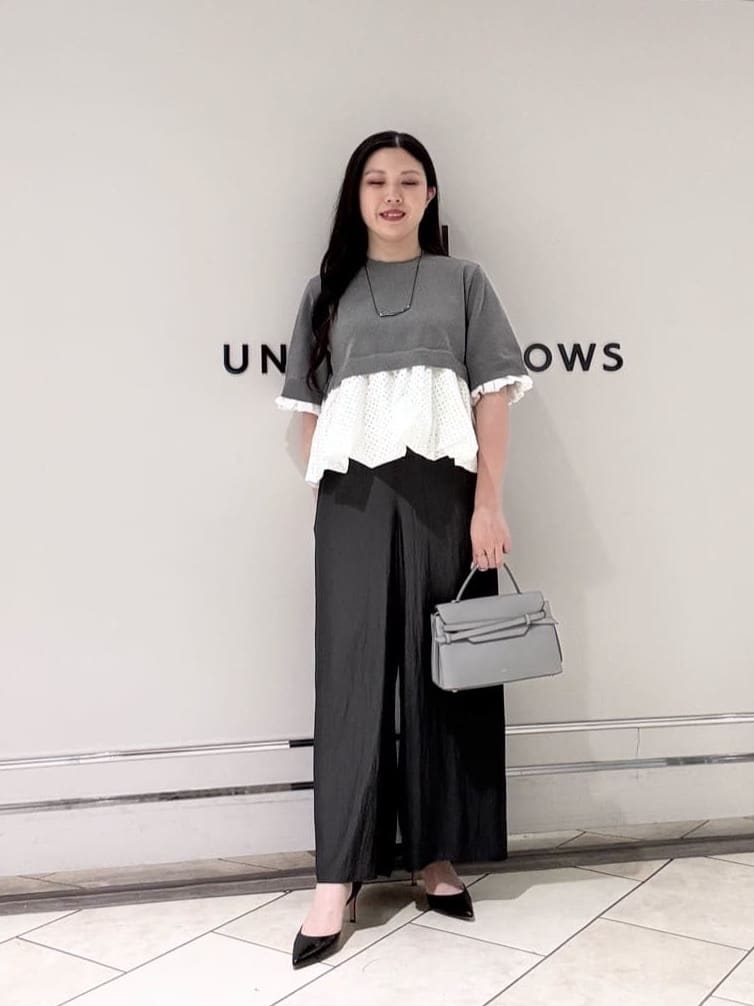 UNITED ARROWS | カットワーク バルーン シルエット ニット