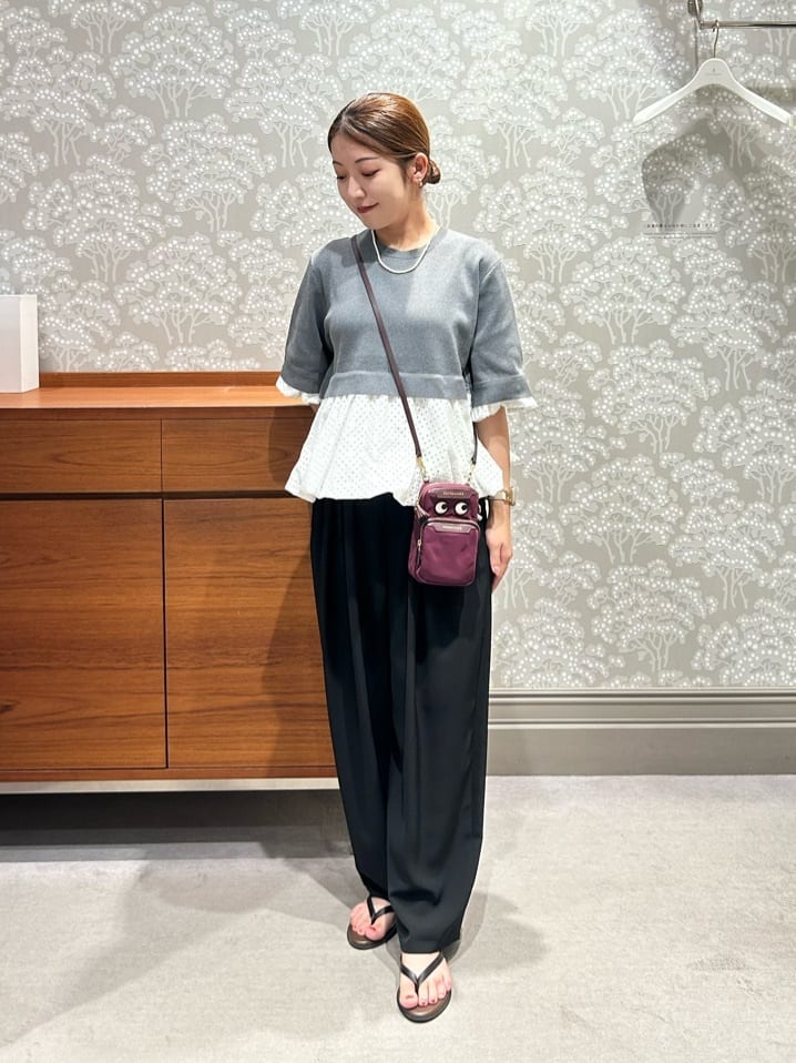 UNITED ARROWS | カットワーク バルーン シルエット ニット