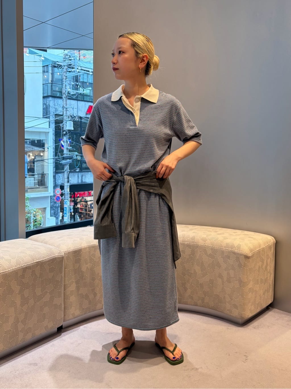 BEAUTY&YOUTH UNITED ARROWS | <6(ROKU)>パイルボーダー ワンピース